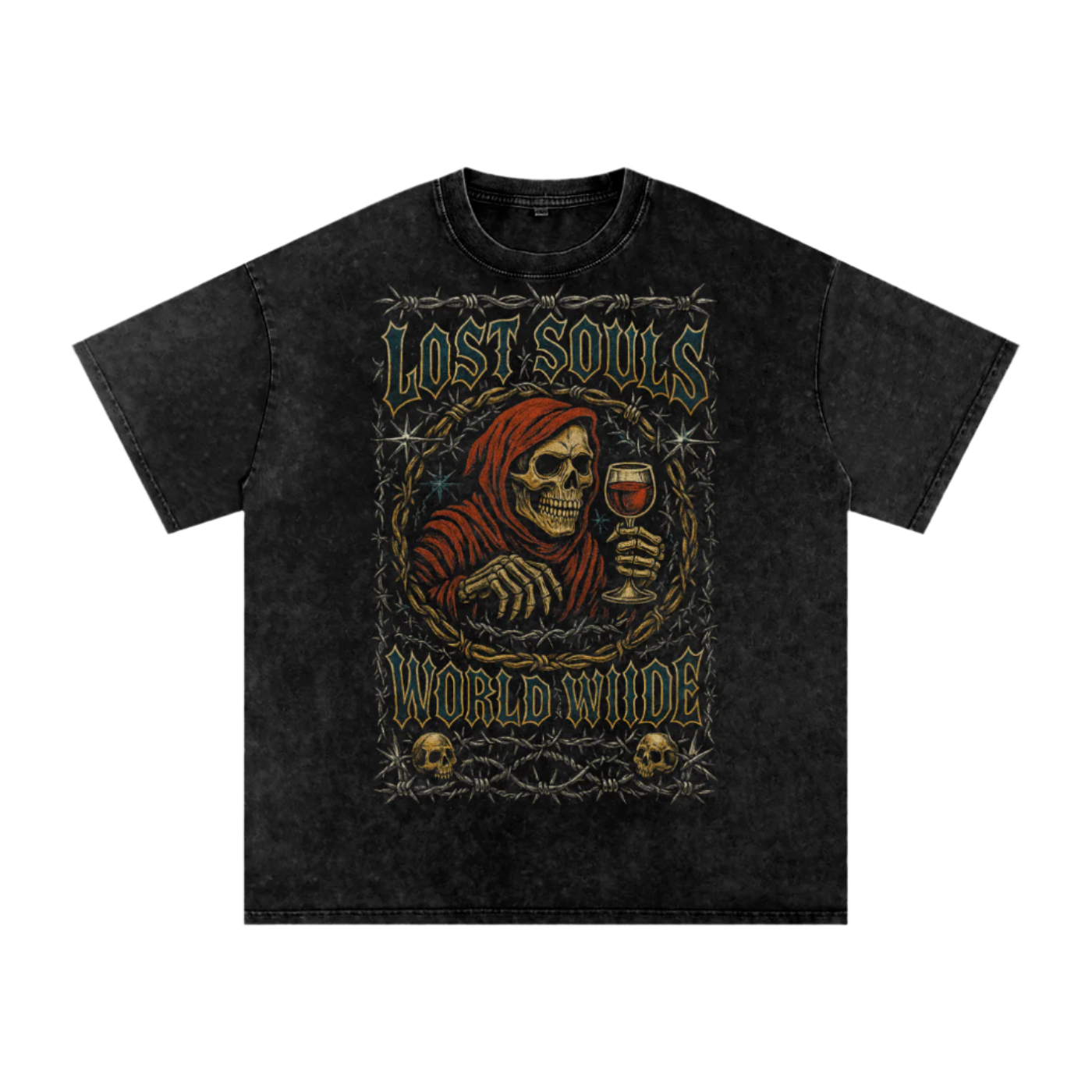 Red Wine LS Tee