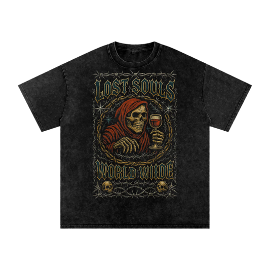 Red Wine LS Tee